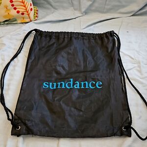Sundance backpack shoe bag promo item